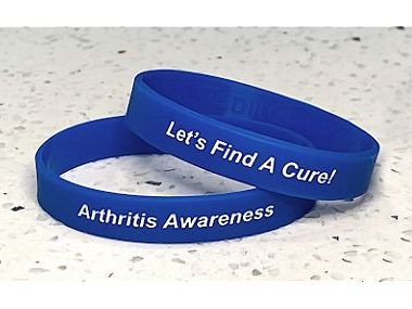 Arthritis Awareness Wristbands ~ Blue