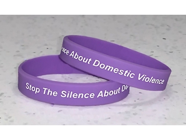Domestic Violence Awareness Wristbands ~ Purple