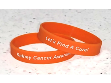 Kidney (Renal) Cancer Awareness Wristbands ~ Orange