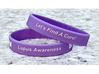 Lupus Awareness Wristbands ~ Purple