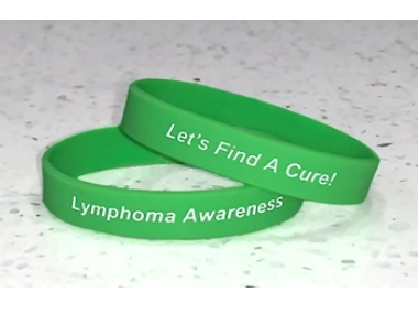Lymphoma Awareness Wristband - Lime Green