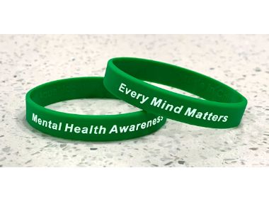 Mental Health Awareness Wristbands ~ Green