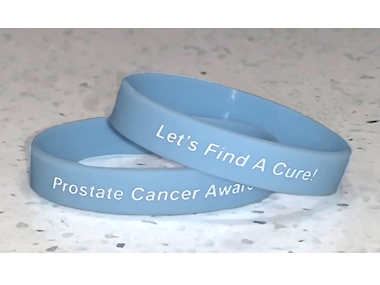 Prostate Cancer Awareness Wristband - Light Blue