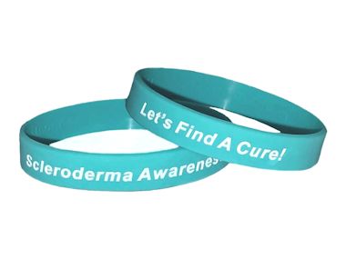 Scleroderma Awareness Wristbands ~ Teal