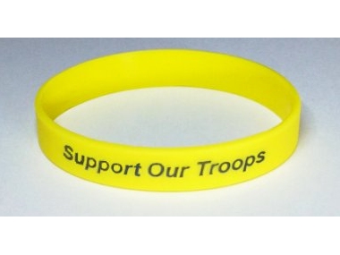 Support Our Troops / Military Awareness Wristbands ~ Yellow